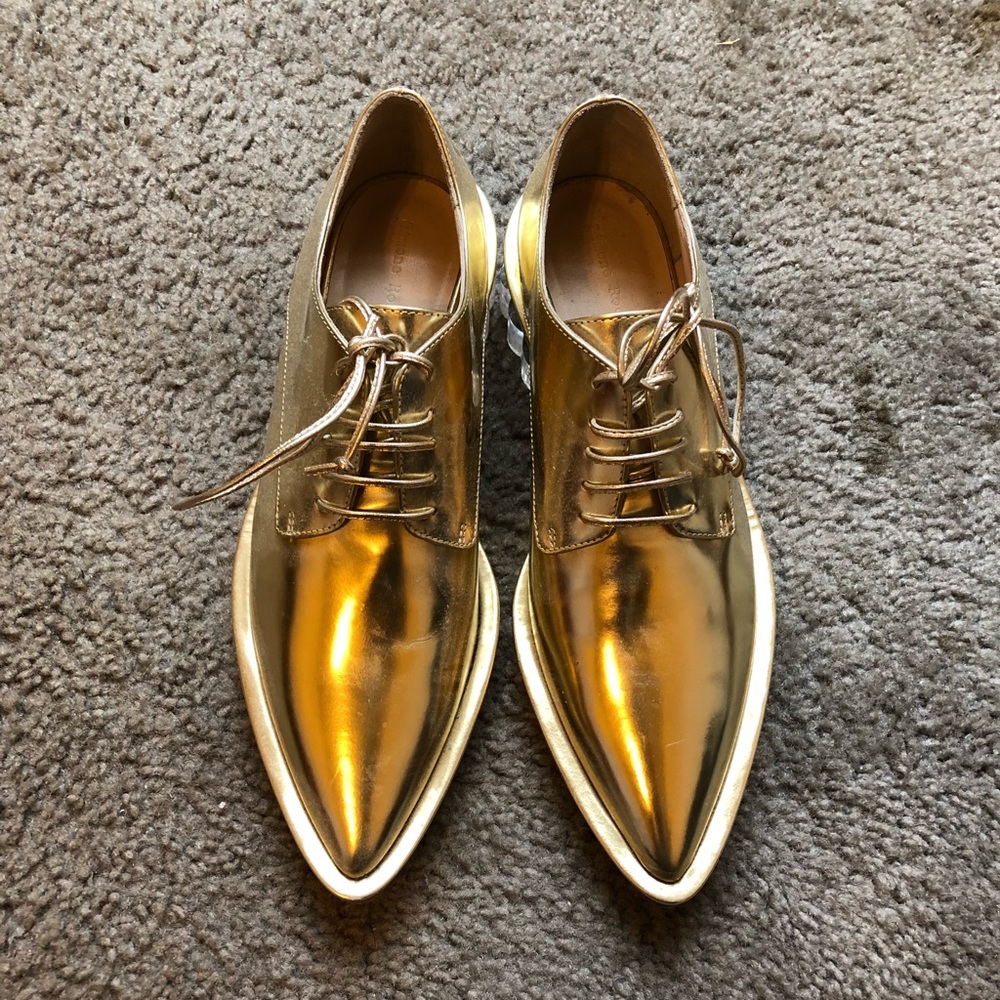 Simone Rocha Gold Brogue - Picture 2 of 3